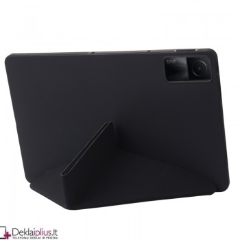 Smart soft dirbtinės odos dėklas - juodas (Xiaomi Redmi Pad Se 11)
